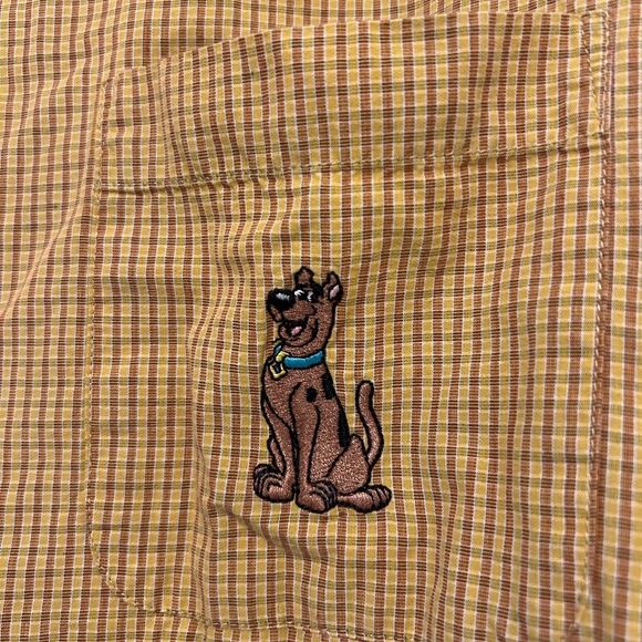 Warner Brothers Scooby Do Men’s Button Down Shirt Size L - Picture 3 of 6